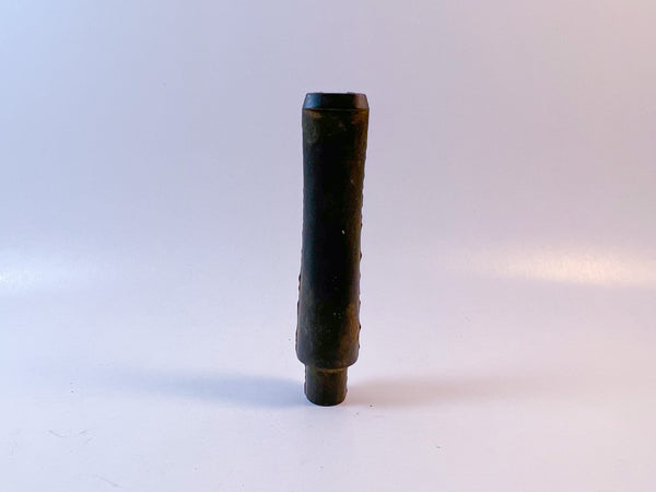 Vulcanite BTV Black Round Tapered stem